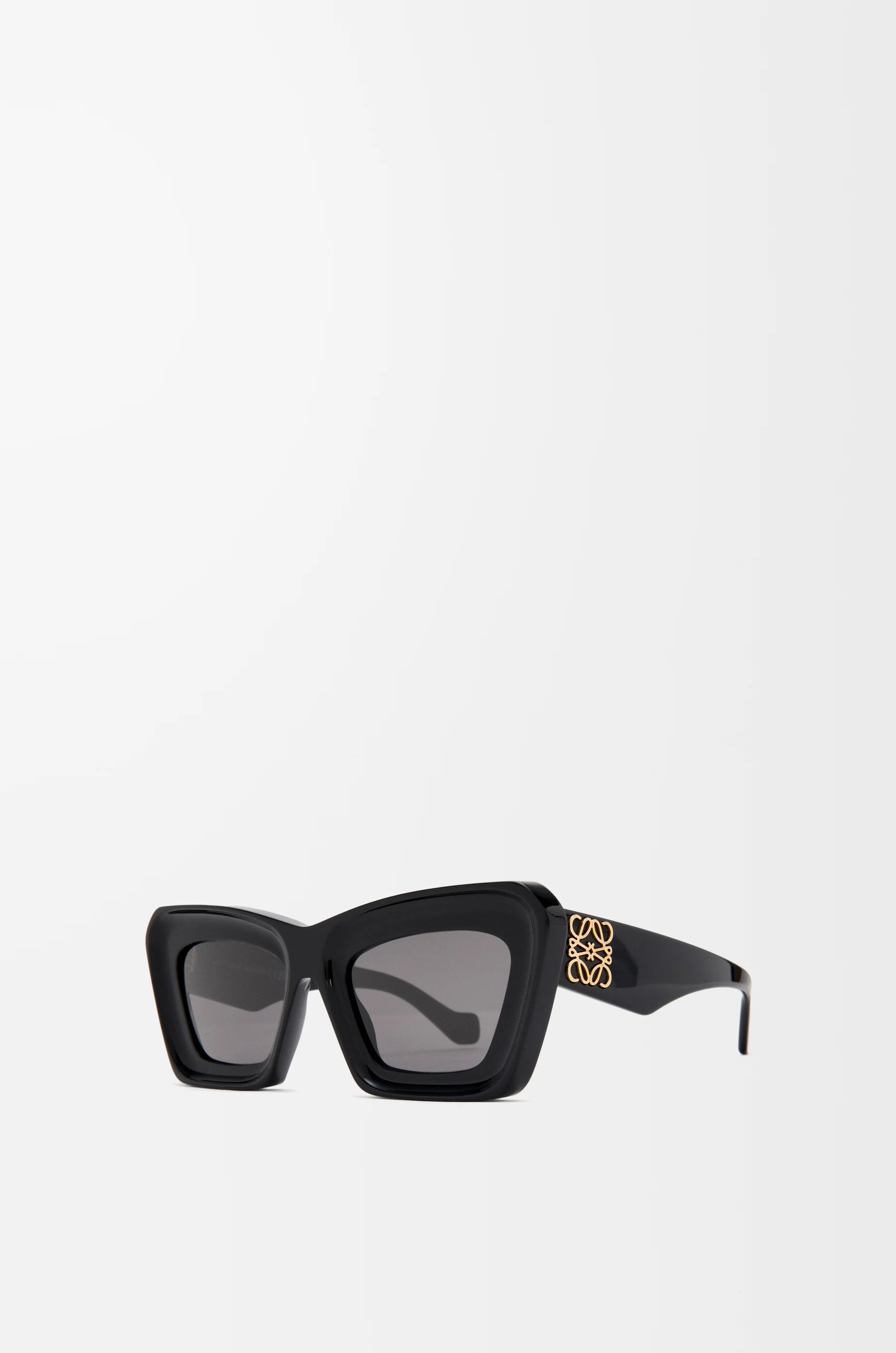 Black Beveled Cateye sunglasses